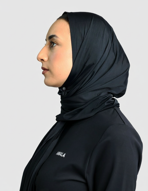 AMALA Sports Hijab Black – Ansicht 2