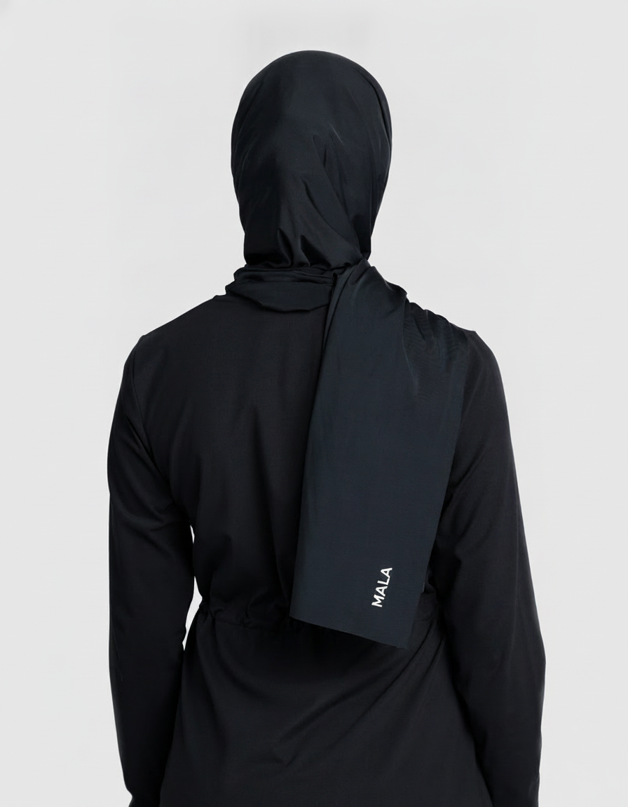 AMALA Sports Hijab Black – Ansicht 3