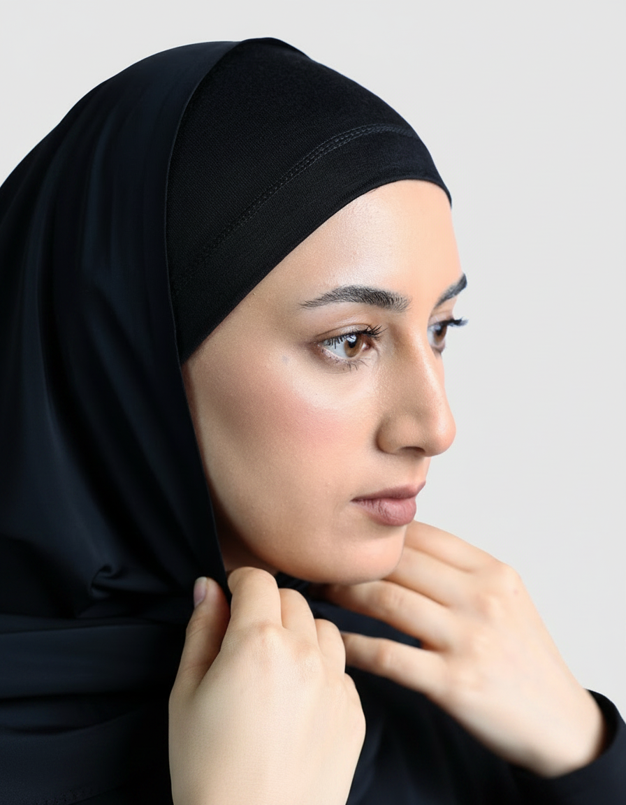 AMALA Sports Hijab Black – Ansicht 5