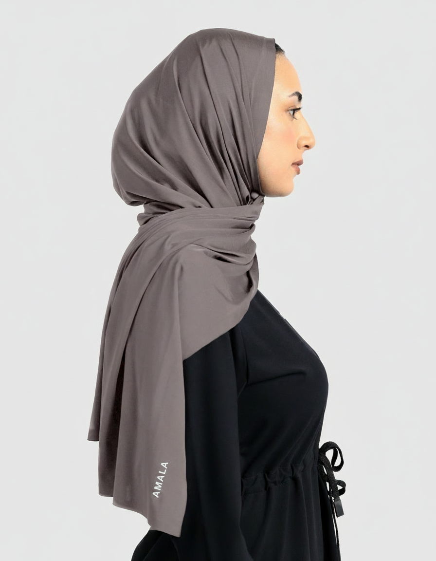 AMALA Sports Hijab Nude Brown – Ansicht 1