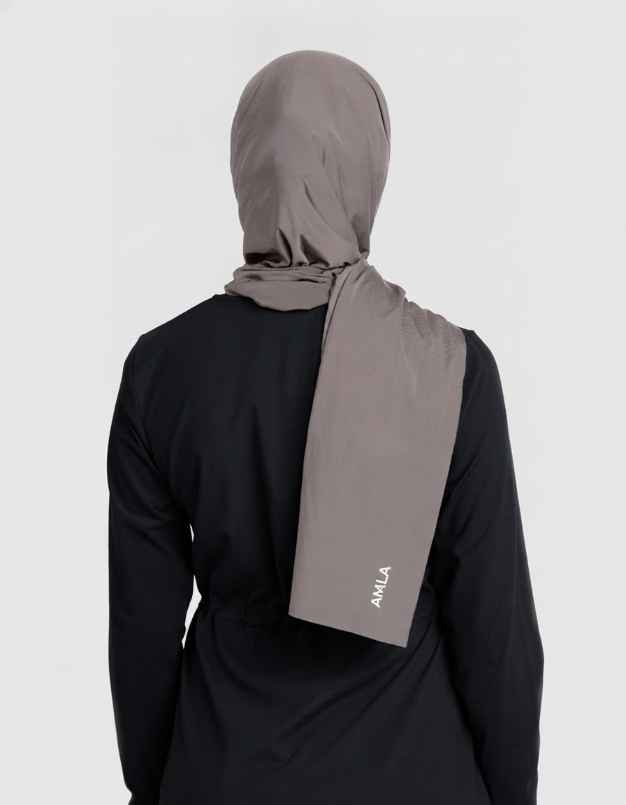 AMALA Sports Hijab Nude Brown – Ansicht 3