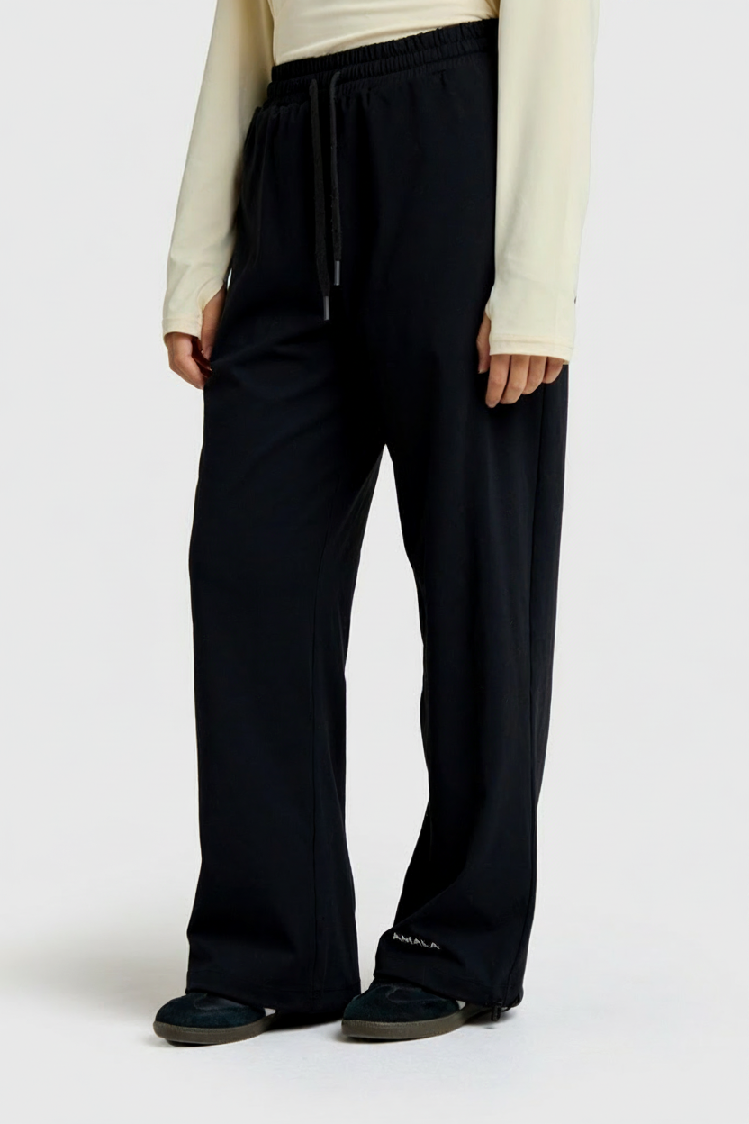 AMALA Wide Leg Pant Black – Ansicht 2