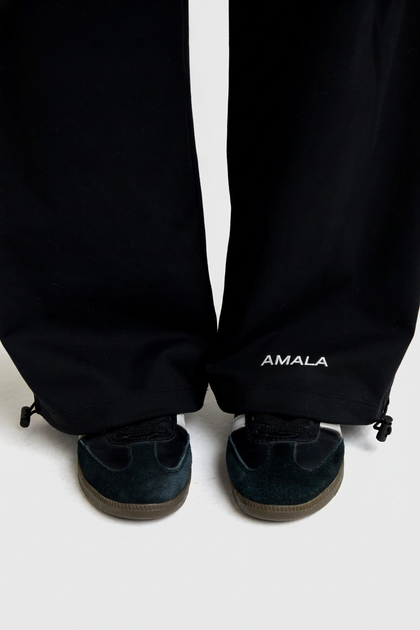 AMALA Wide Leg Pant Black – Ansicht 4